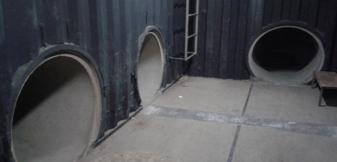 Nivel subterráneo del Simulador de Espacios Confinados,